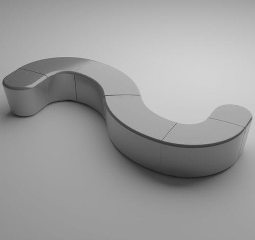 Banc public contemporain - MODULLARO - Astrini Design - en composite / modulaire / pour aéroport