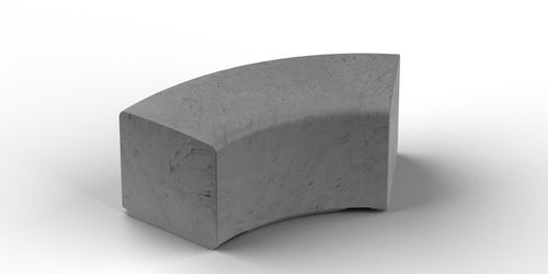 Banc public modulaire - ML04 - Astrini Design - contemporain / en composite / sans dossier