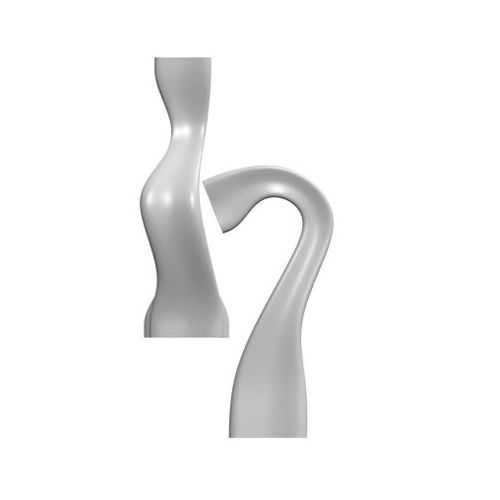 Banc public design original - CITY ALPHABET H - Astrini Design - stratifié / sans accoudoirs / pour aire de jeux