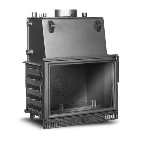 Insert de cheminée chaudière à 1 face - W1 - kawmet - à bois / à charbon