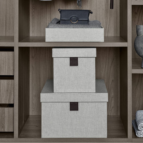 Boîte de rangement en tissu - EXCESSORIES - SALICE - avec couvercle / pour armoire / Fabriquée en Italie