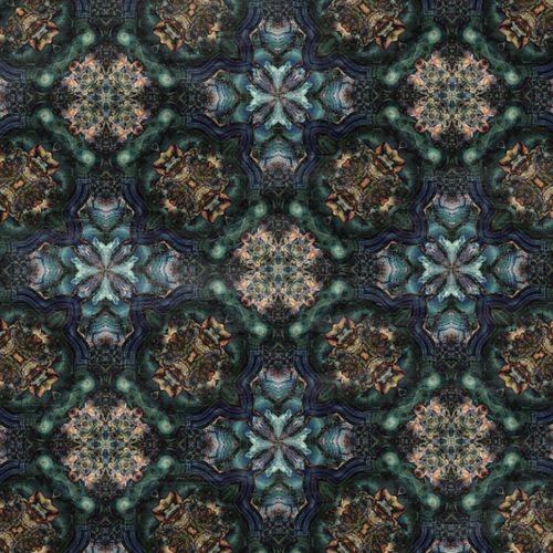 Papier peint contemporain - COSMO - La Aurelia Design - à motif / aspect tissu / multicolore