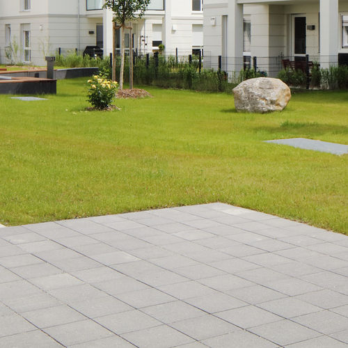 Pavé en béton - RAINPLUS LP - SYSTEM 10 - Bivois - d'extérieur / pour parking / texturé