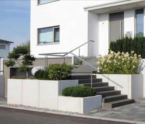 Mur de soutènement en béton - L-TEC - Bivois - en éléments préfabriqués / pour aménagement extérieur / pour clôture de jardin