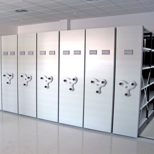 Armoire de classement haute - ARCHIBLOC - DESLI-BLOC.S,L - en métal / à portes coulissantes / design industriel