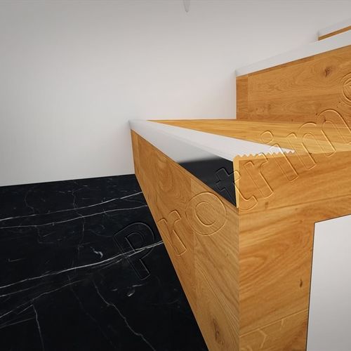 Nez de marche en aluminium anodisé - PRO-STAIR BASIC - Protrim Building Systems - alliage d'aluminium / antidérapant