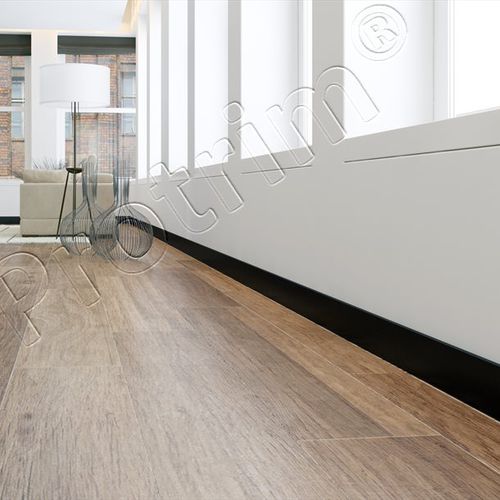 Plinthe en aluminium - PRO-SKIRT FLAT - Protrim Building Systems - pour cablage électrique / lumineuse