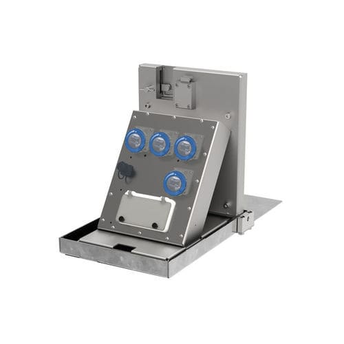 Borne pour air comprimé - EDR12 - LBA - de distribution électrique / escamotable / automatique