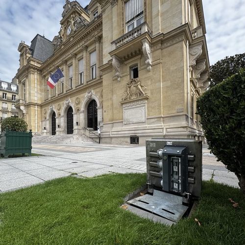 Borne de distribution d'eau - EDRPRO - LBA - de distribution électrique / escamotable / automatique