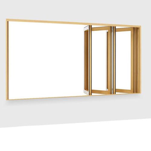 Fenêtre en chêne - 255 - Centor - aluminium / pliante / à double vitrage