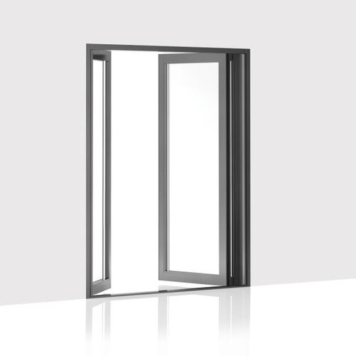 Porte-fenêtre battante - 403 - Centor - aluminium / à double vitrage / à isolation thermique