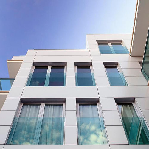 Fenêtre-balcon en aluminium - AW/AD - Aluminante - coulissante / acoustique / à isolation thermique