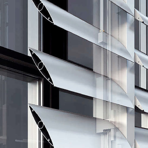 Brise-soleil en aluminium - Aluminante - pour façade / pour fenêtre / horizontal