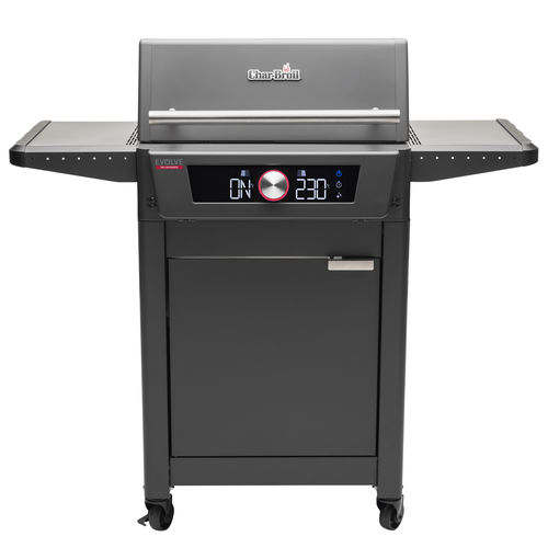 Barbecue électrique - EVOLVE® - CHARBROIL - sur roulettes / en acier / en fonte