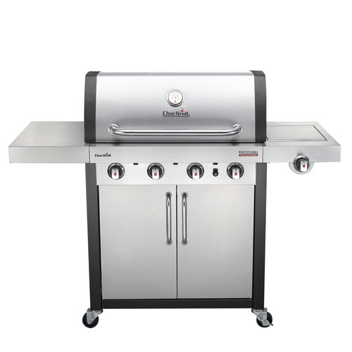 Barbecue à gaz - PROFESSIONAL 4400 S - CHARBROIL - sur roulettes / en fonte / en acier inoxydable