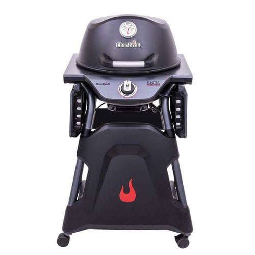 Barbecue électrique - ALL-STAR 120 B  - CHARBROIL - sur roulettes / en fonte / en acier inoxydable