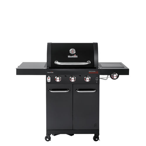 Barbecue à gaz - PROFESSIONAL CORE B 3 - CHARBROIL - sur roulettes / en fonte / en acier inoxydable