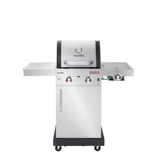 Barbecue à gaz - PROFESSIONAL PRO S 2 - CHARBROIL - sur roulettes / en fonte / en acier inoxydable