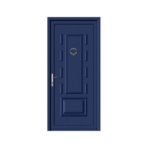 Porte d'entrée - ARQUITECTURA PERFECTA : DIONISOS  - ALUPORTA - en aluminium / battante / semi-vitrée