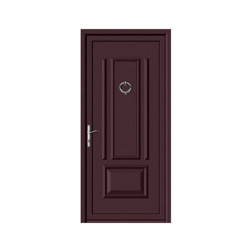 Porte d'entrée - ARQUITECTURA PERFECTA : HERA  - ALUPORTA - en aluminium / battante / semi-vitrée