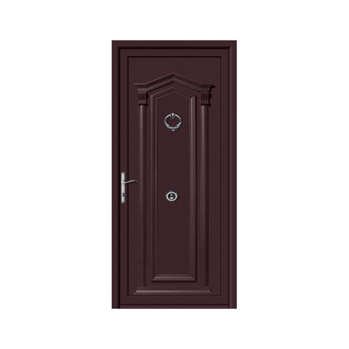 Porte d'entrée - ARQUITECTURA PERFECTA : ICARO  - ALUPORTA - en aluminium / battante / semi-vitrée
