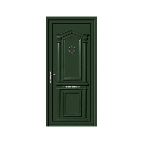 Porte d'entrée - ARQUITECTURA PERFECTA : IRIS - ALUPORTA - en aluminium / battante / semi-vitrée