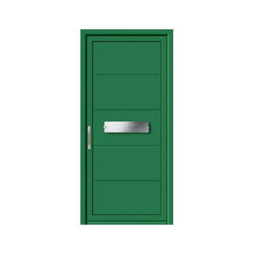 Porte d'entrée - BORO - ALUPORTA - en aluminium / en polyuréthane / battante