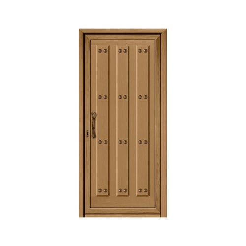 Porte d'entrée - RUSTICOS : AQUILES  - ALUPORTA - en aluminium / battante / laquée