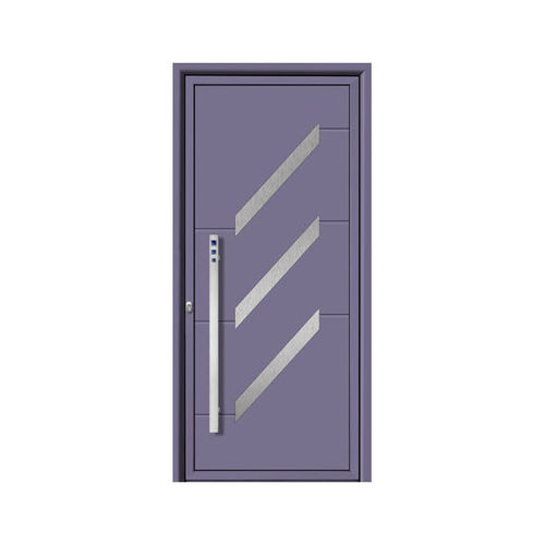 Porte d'entrée - EVOLUCION : ESTAÑO  - ALUPORTA - en aluminium / en inox / en PVC