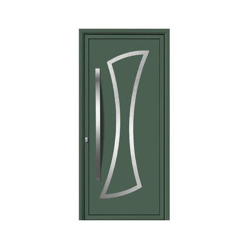 Porte d'entrée - EVOLUCION : PLATINO B  - ALUPORTA - en aluminium / en inox / en PVC