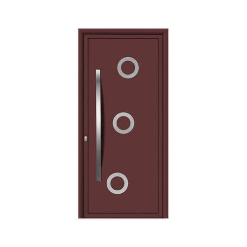 Porte d'entrée - EVOLUCION : RADON B  - ALUPORTA - en aluminium / en inox / en PVC