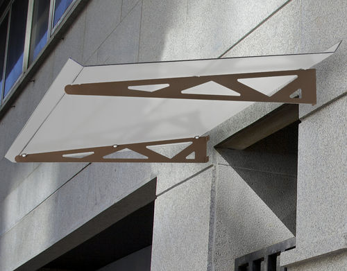 Auvent d'entrée - FLORENCIA - ALUPORTA - en aluminium / en polycarbonate / plat