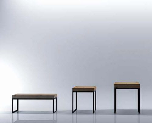 Piédestal design original - Feel Green - en bois massif / en fer / de jardin