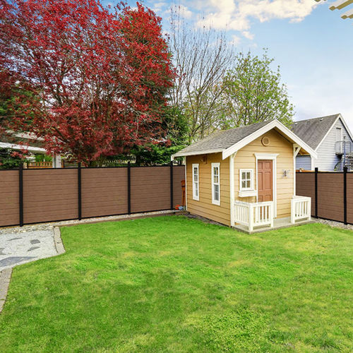 Clôture à lames - PROSHIELD - Oakio Plastic Wood Building Materials Co.,Ltd. - de jardin / en aluminium / en bois composite