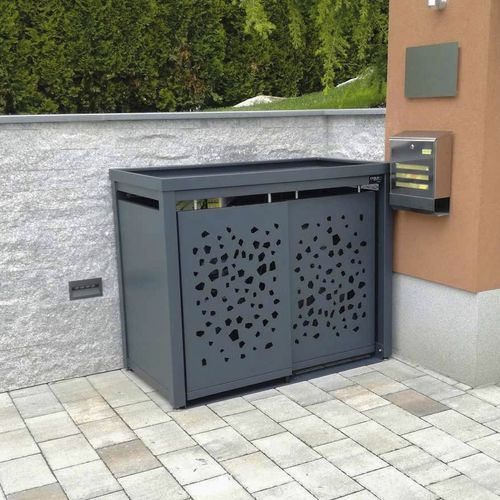 Abri conteneur - StyleOUT® 2x120 TOMO - Dukin d.o.o.
