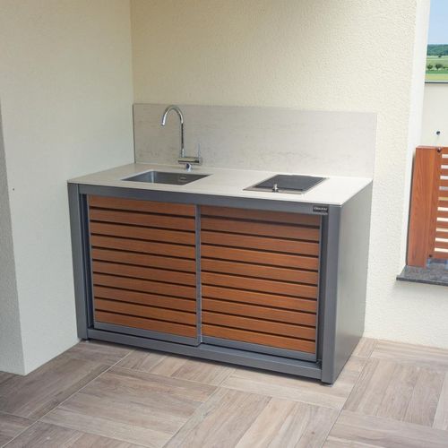 Cuisine d'extérieur - CookOUT® LINIS 145 - Dukin d.o.o. - contemporaine / en inox / aluminium