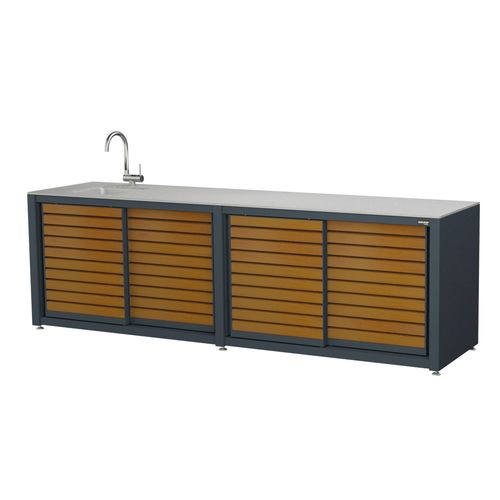 Cuisine d'extérieur - CookOUT® LINIS 286 - Dukin d.o.o. - contemporaine / en inox / aluminium