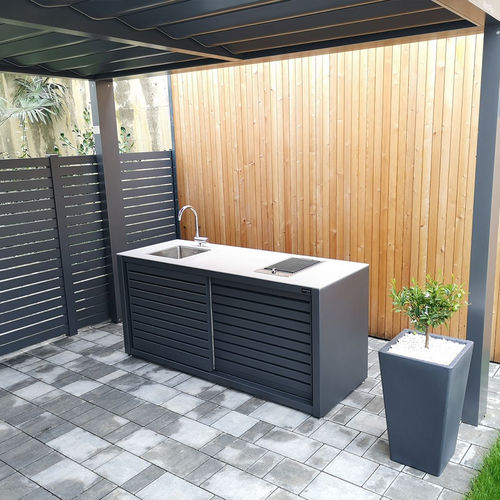 Cuisine d'extérieur - CookOUT® LINIS 195 - Dukin d.o.o. - contemporaine / en inox / aluminium