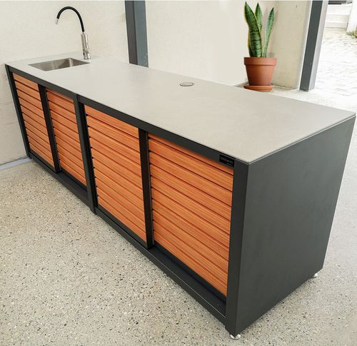 Cuisine d'extérieur - CookOUT® LINIS 264 - Dukin d.o.o. - contemporaine / en inox / aluminium