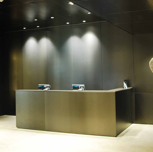 Tôle métallique décorative - INOXTEEL - DSP Co., Ltd. - plate / en inox / polie