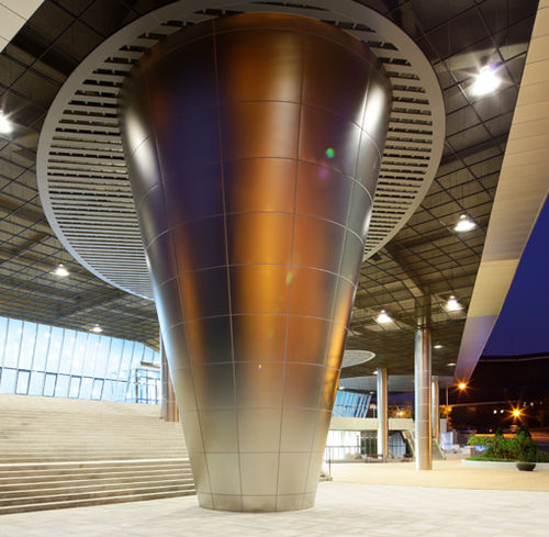 Habillage de colonne en acier inox - INOXTEEL - DSP Co., Ltd.