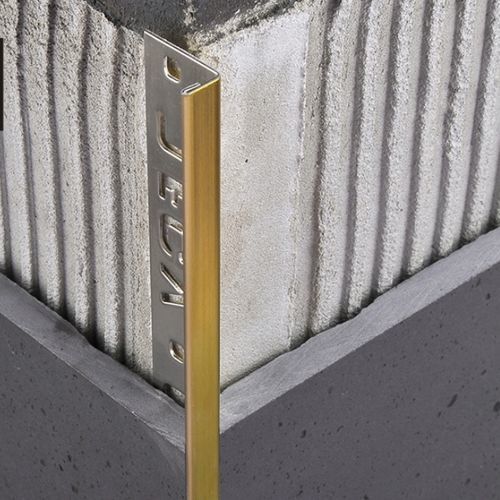 Profilé de finition en acier inox - SL005  - FOSHAN  JECA  LIMITED - pour carrelage / d'angle / doré
