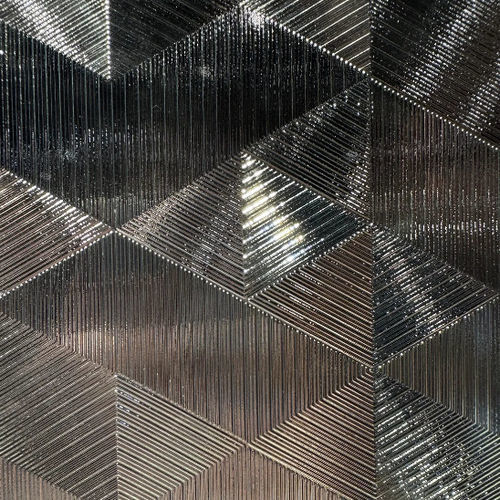 Panneau en verre flotté - ŞIŞECAM DECO - Şişecam - texturé / pour porte / pour meuble