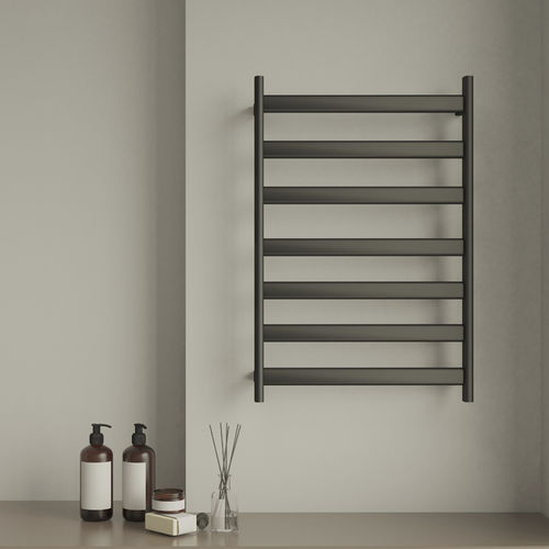 Radiateur sèche-serviette contemporain - E40 - Bathvo Technology Co. Ltd. - noir / blanc / mural