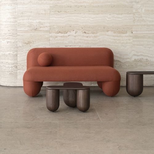 Canapé contemporain - Hello - NOOM - en tissu / personnalisable / sans accoudoirs