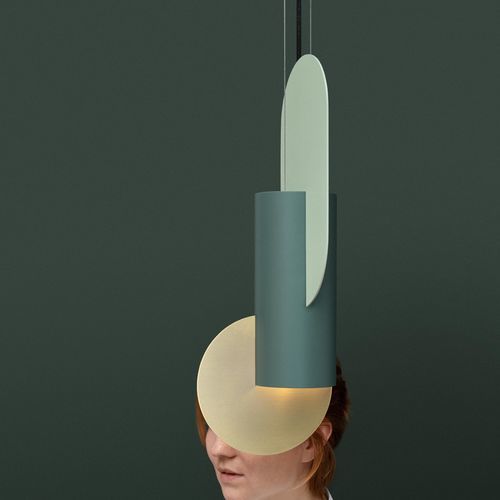 Suspension - Suprematic CS5 - NOOM - en laiton / en acier peint / contemporaine