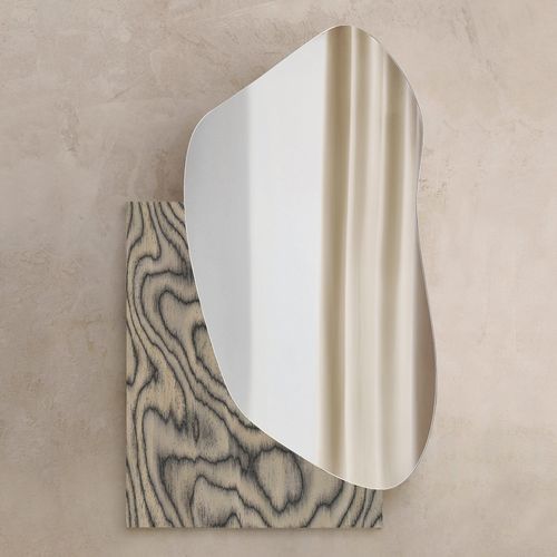 Miroir mural - Lake  - NOOM - sur pied / contemporain / en laiton