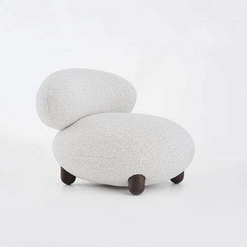 Chauffeuse contemporaine - Flock  - NOOM - en tissu / en bois / fait main