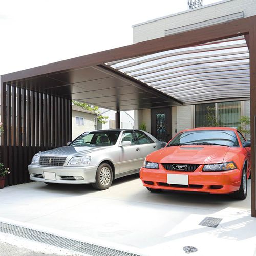 Abri de voiture en bois - 廊架10 - Howvin outdoor furtniture