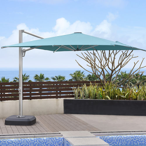 Parasol déporté - H-216W - Howvin outdoor furtniture - en tissu acrylique / en Sunbrella® / en aluminium